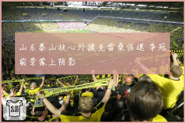 山东泰山核心外援克雷桑伤退 争冠前景蒙上阴影
